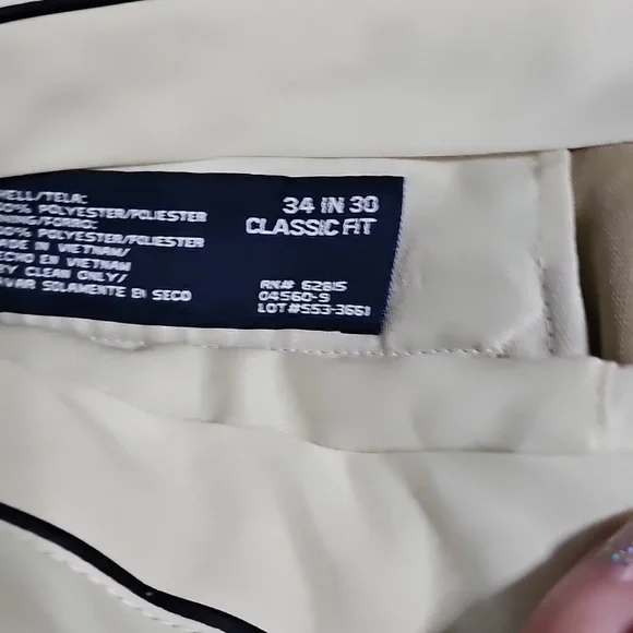 C3🔹️Stafford Tan Suit 3pc Set - Picture 10 of 11